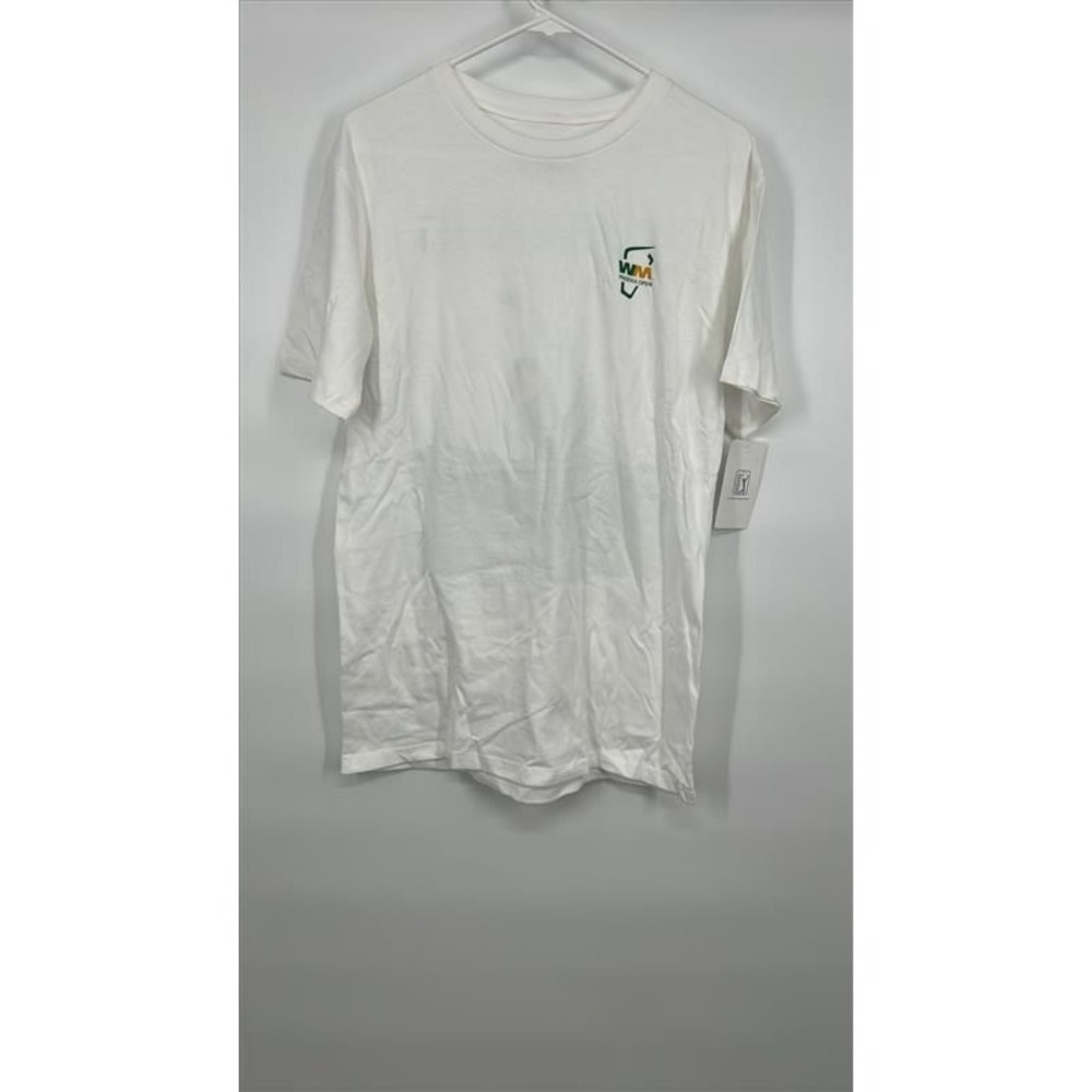 Flomotion WM Phoenix Open TPC Scottsdale PGA Tour White T-Shirt Mens Medium NWT